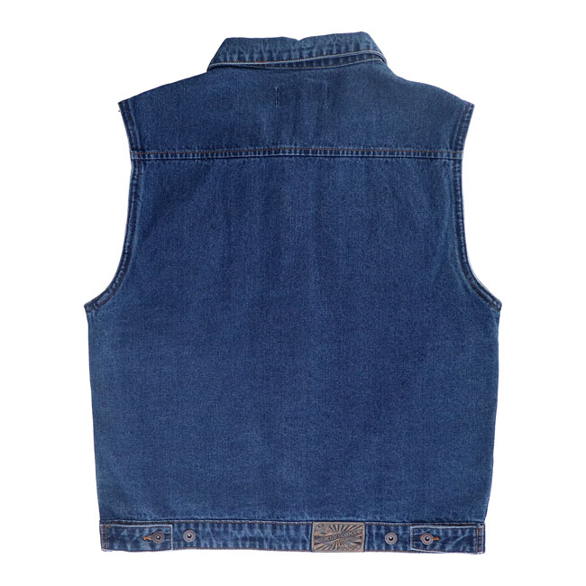 MCS denimvest, stonewashed