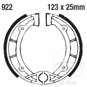 BRAKE SHOES WITH SPRING EBC