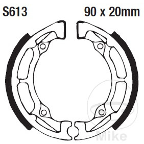 BRAKE SHOES WITH SPRING EBC