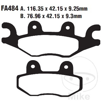 Bremseklodser SCOOTER EBC