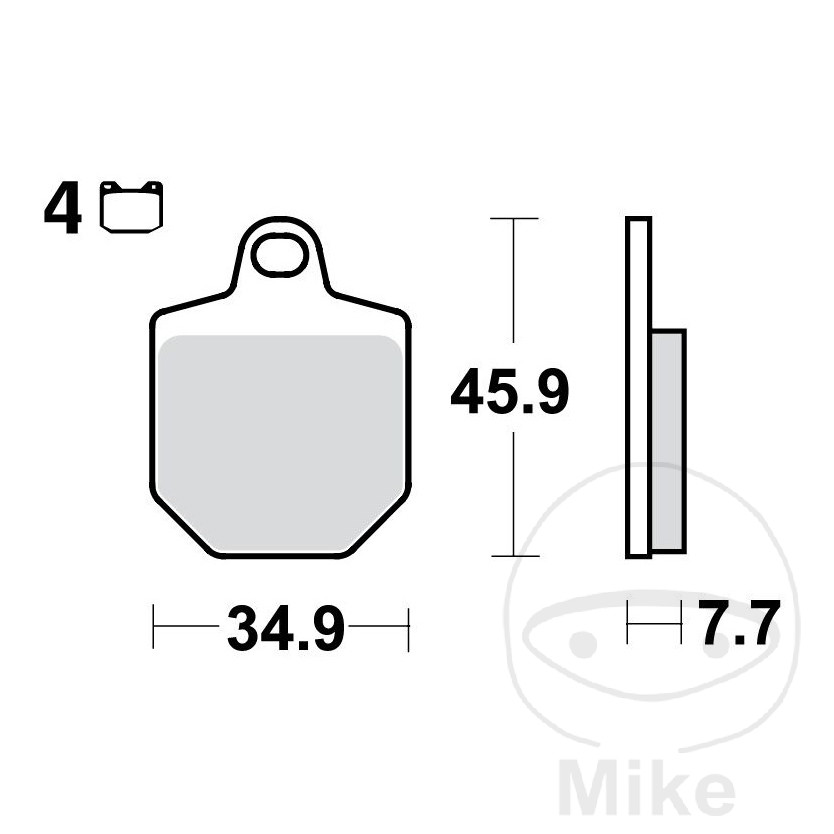 Bremseklodser SINTERED TRQ TRW