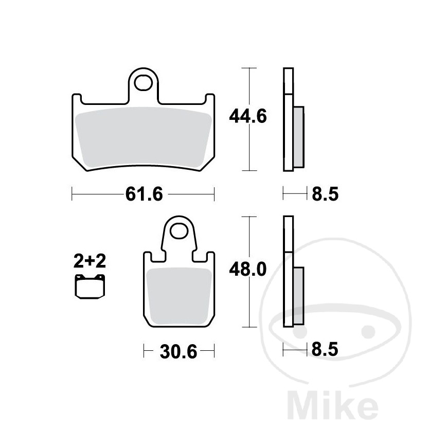 Bremseklodser SINTERED TRQ TRW
