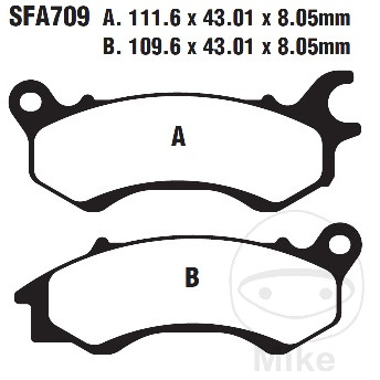 Bremseklodser SCOOTER EBC