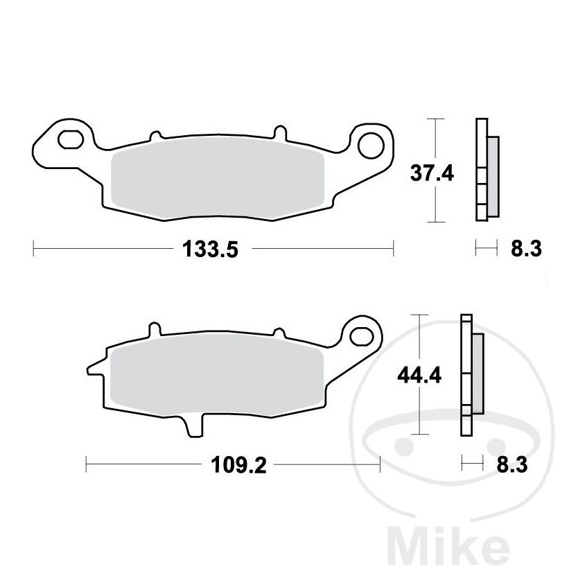 Bremseklodser lucas sintret højre side