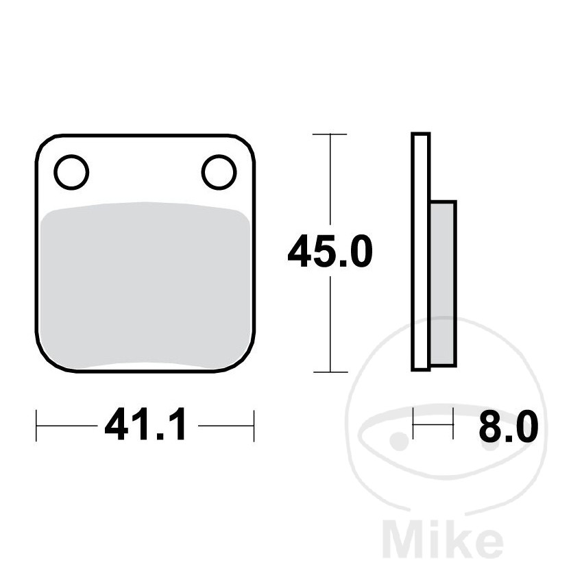 Bremseklodser lucas standard /7630078