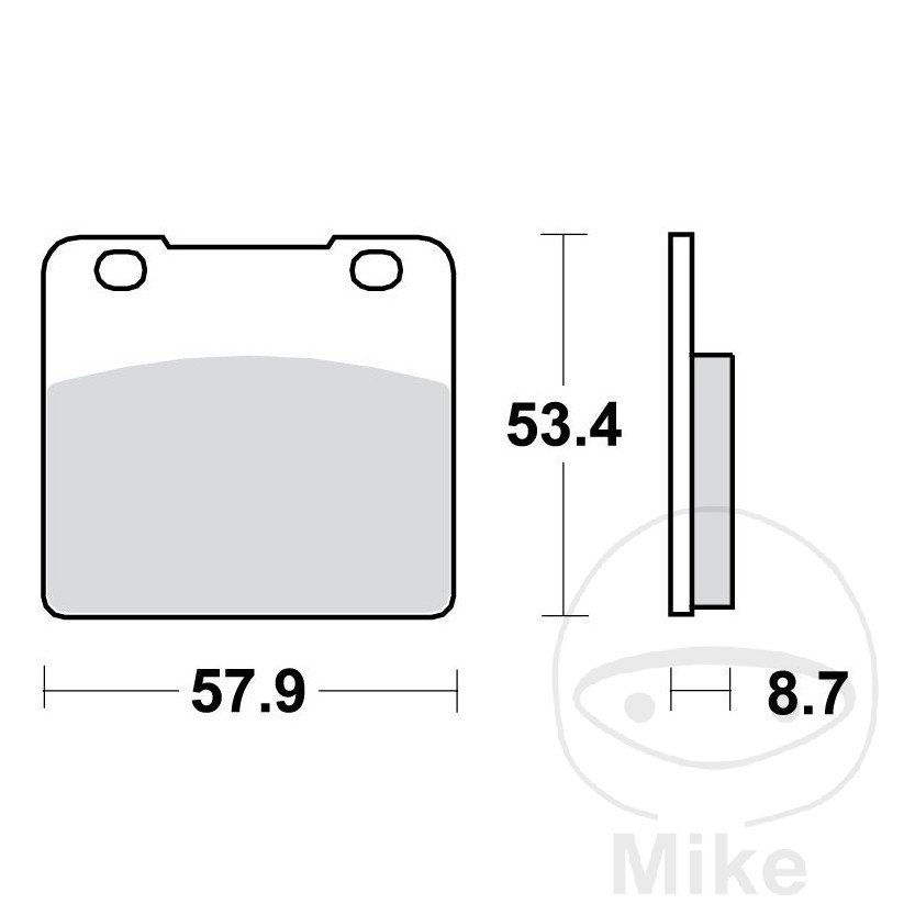 Bremseklodser lucas standard /7630063