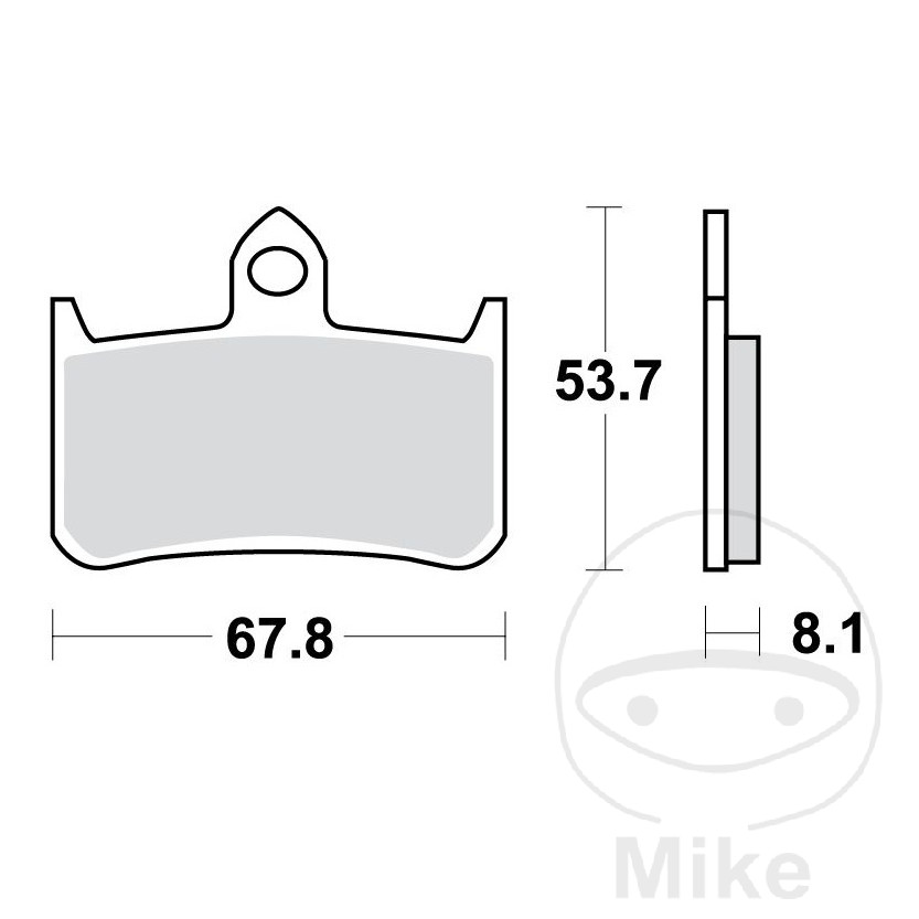 Bremseklodser lucas standard /7630092