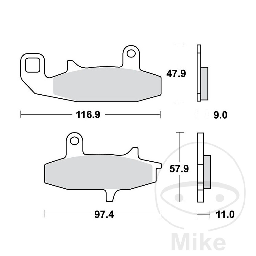 Bremseklodser lucas standard