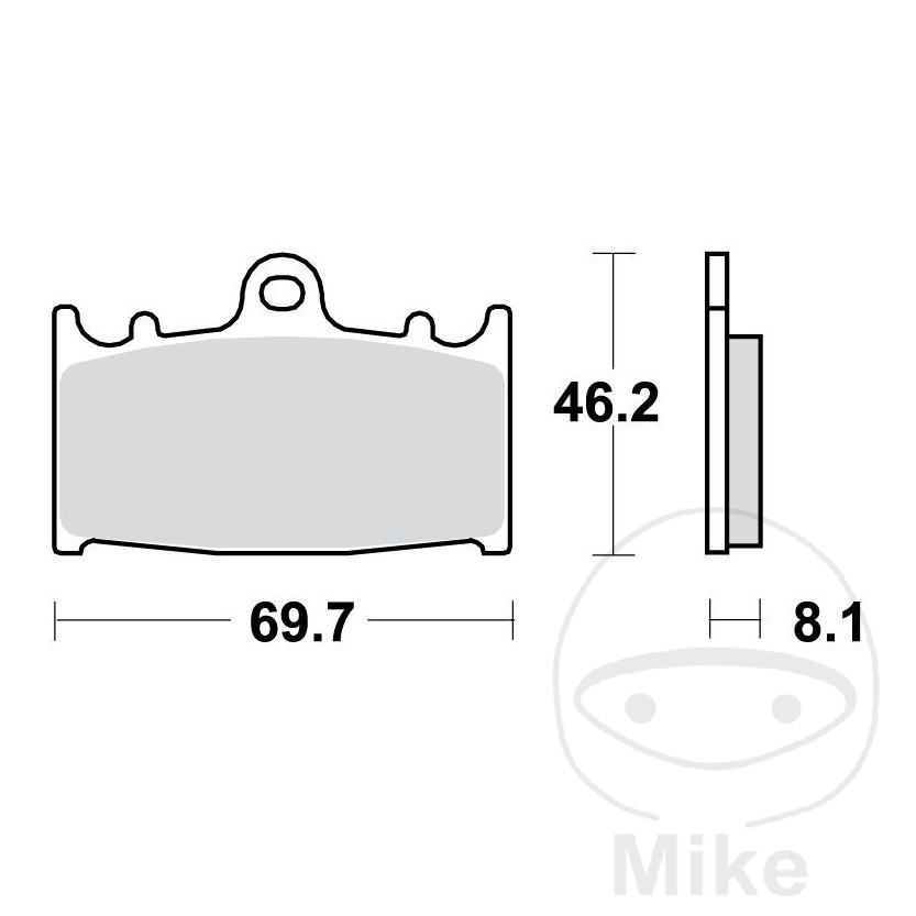 Bremseklodser lucas standard /7630042