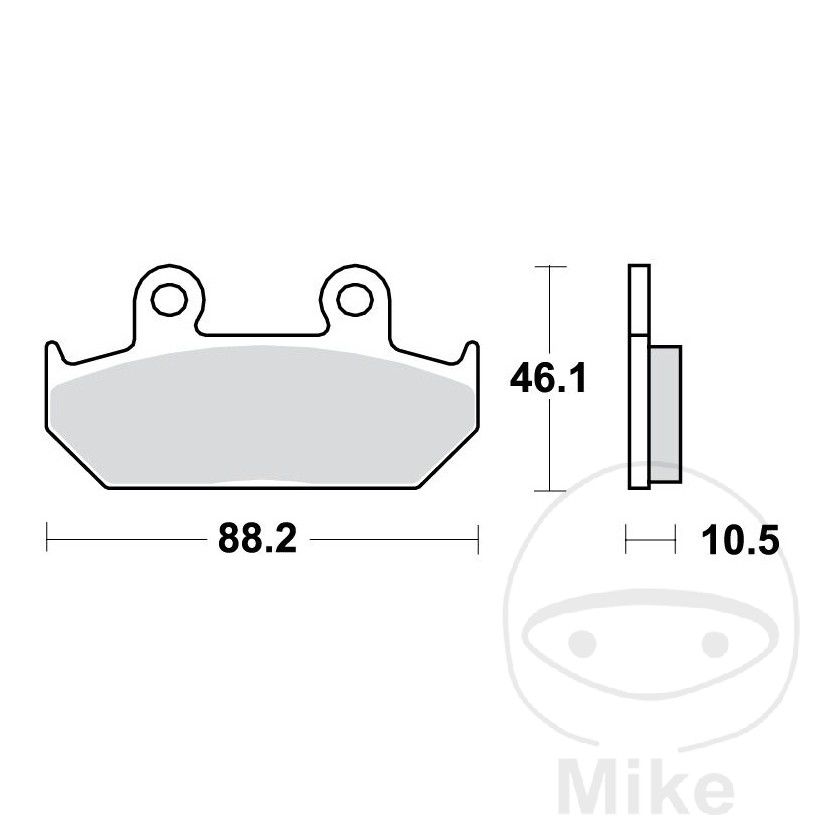 Bremseklodser lucas standard /7630099