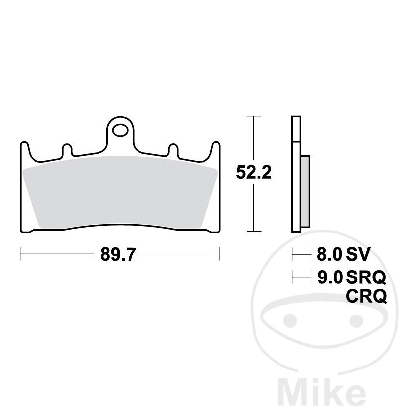 Bremseklodser lucas standard /7630045