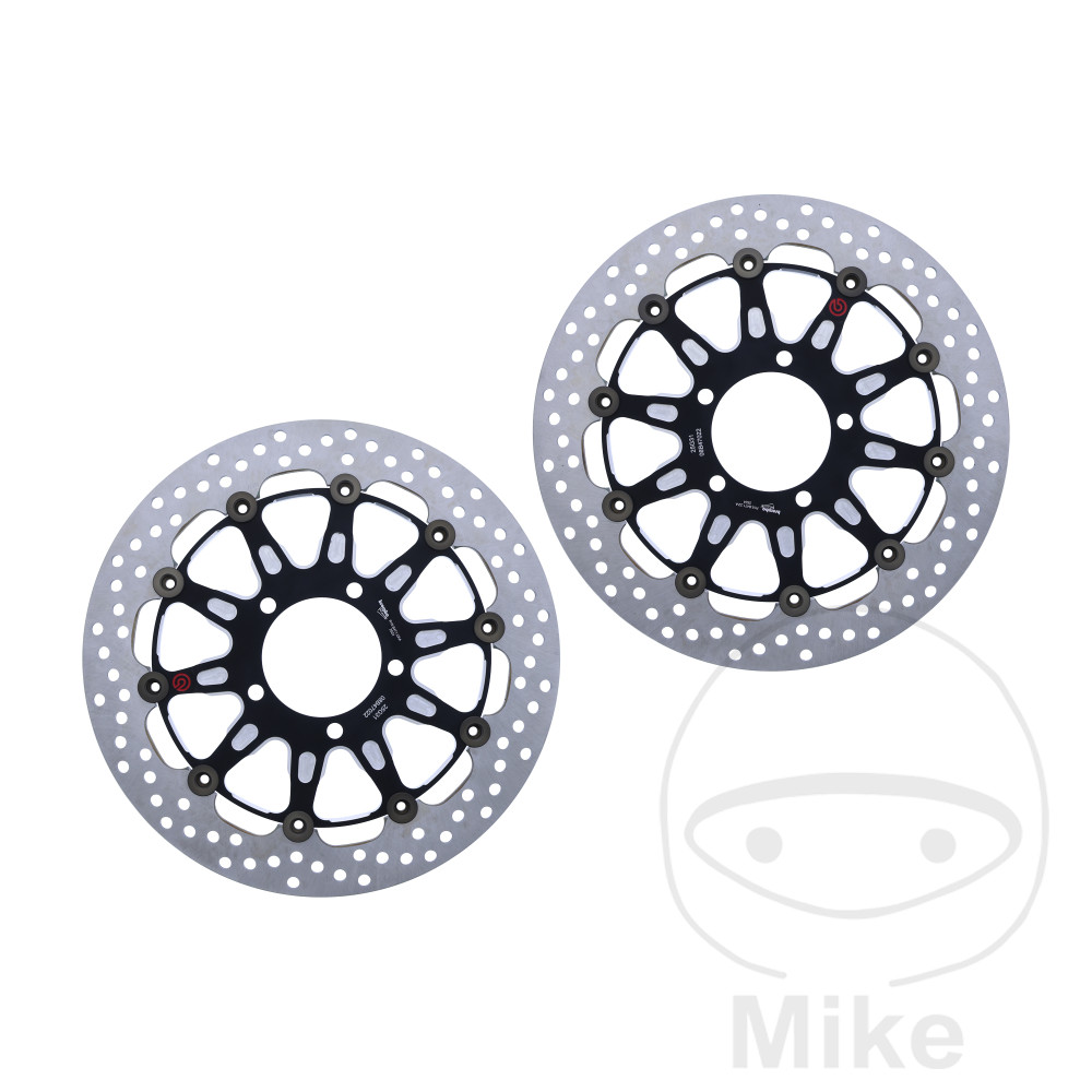 BRAKE DISC KIT BREMBOGROOVE CONT 2 PIECES