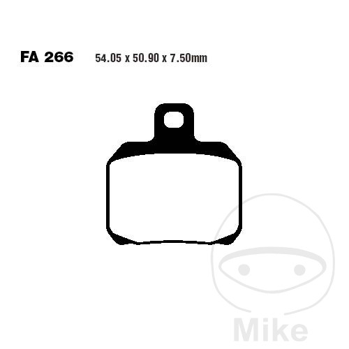 Bremseklodser sintret M extra BID HH EBC