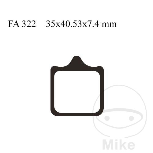 Bremseklodser sintret M extra BID HH EBC /7630026