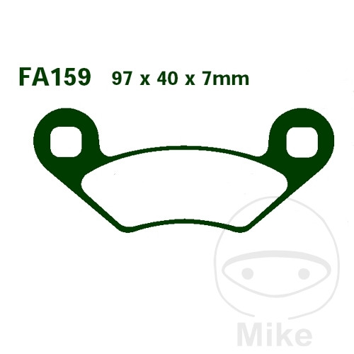 Bremseklodser sintret M extra BID R EBC