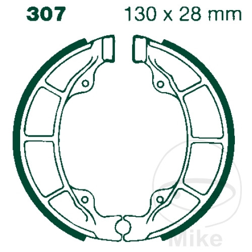 Bremsebakker med fjeder ebc