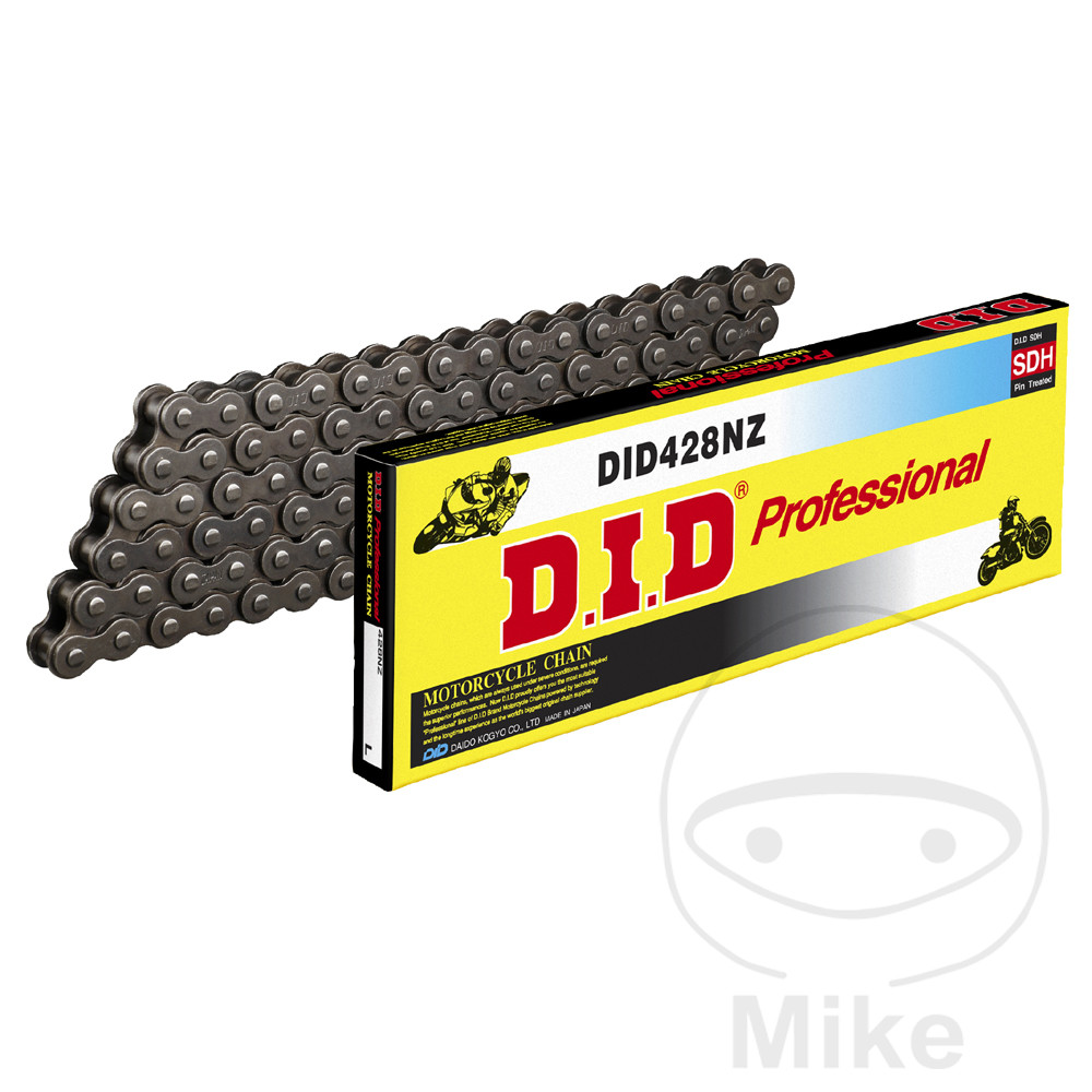 DID STDKETTE 428NZ/116 KÆDE ÅBEN MED CLIPSLÅSÅben kæde med clipslås