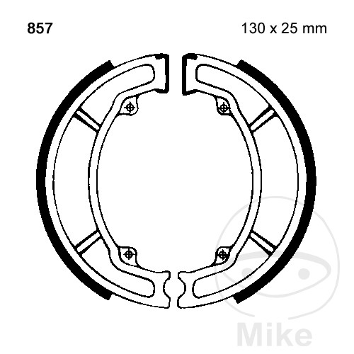 BREMSE BAKKE UDEN FJEDRE  EBC