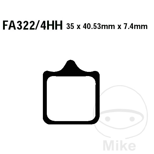 Bremseklodser sinter metal EPFA EBC /7321482