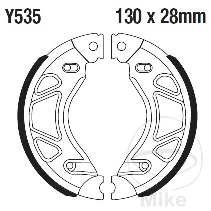 BREMSE BAKKER MED FJEDRE  EBC