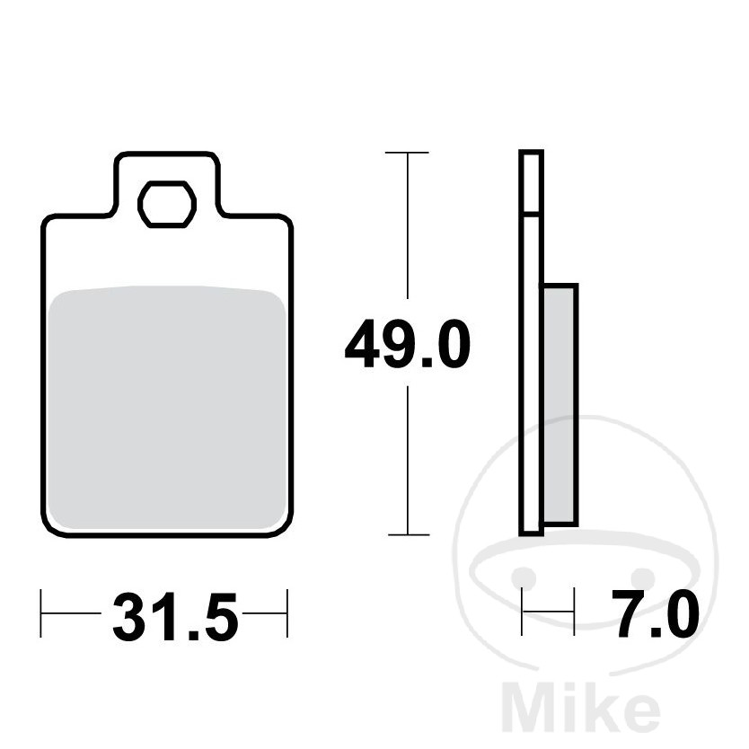 Bremseklodser SCOOTER TRW