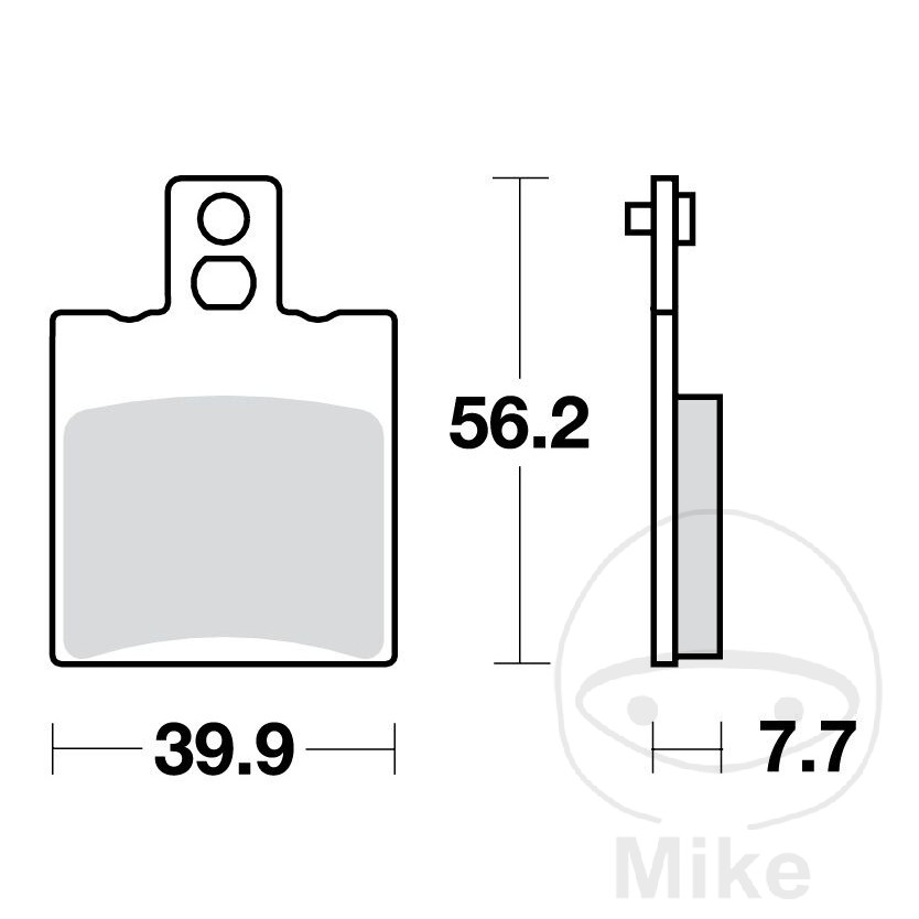 Bremseklodser SCOOTER TRW