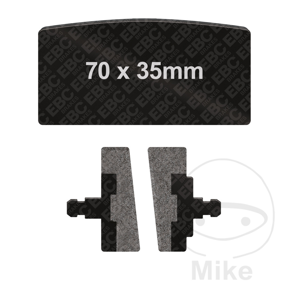 Bremseklodser SEMI-SINTER V EBC FA022V