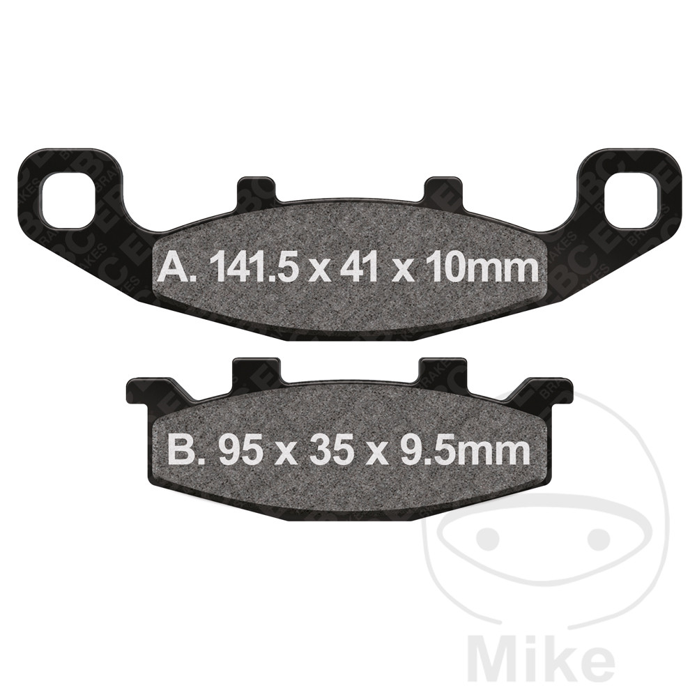 Bremseklodser SEMI-SINT V EBC FA129V