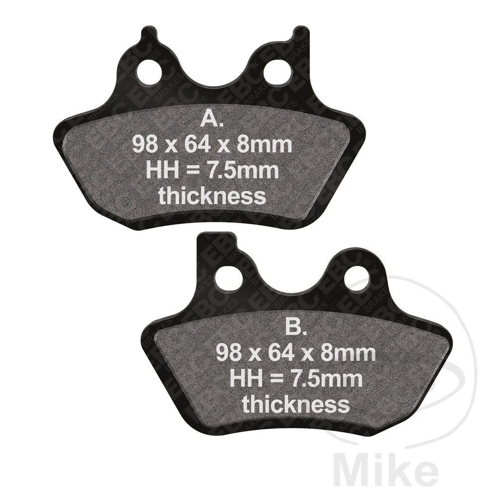 Bremseklodser SEMI-SINT V EBC FA400V