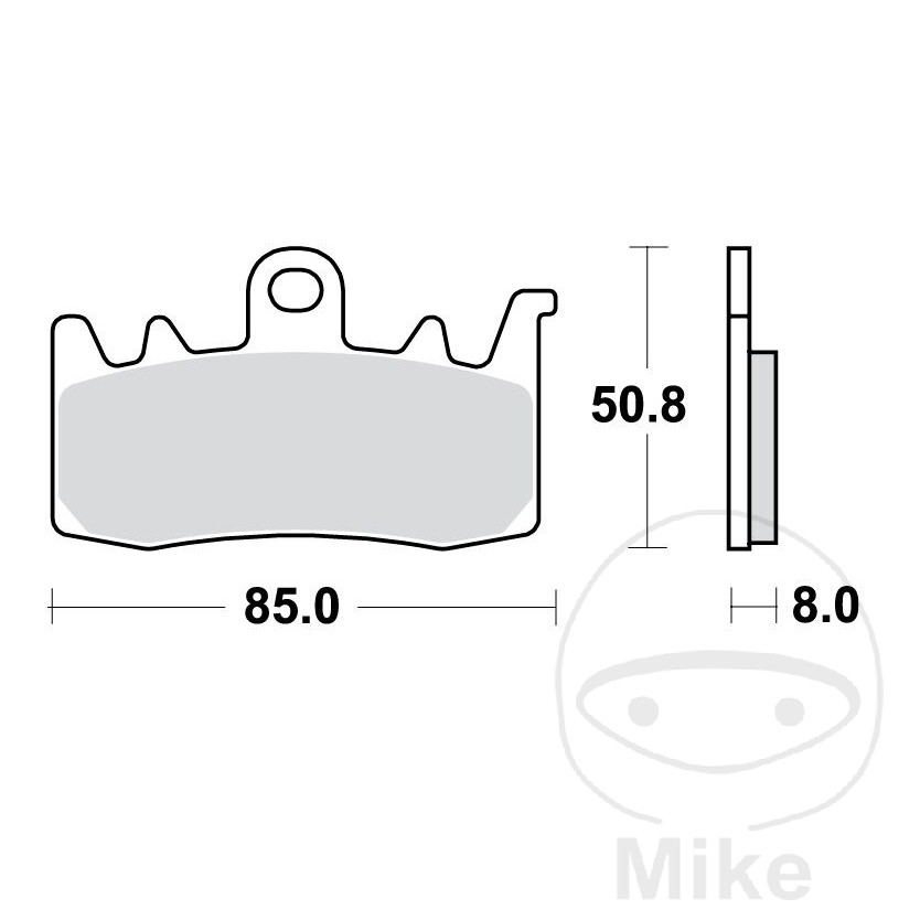 Bremseklodser SINTERED FRONT SV TRW