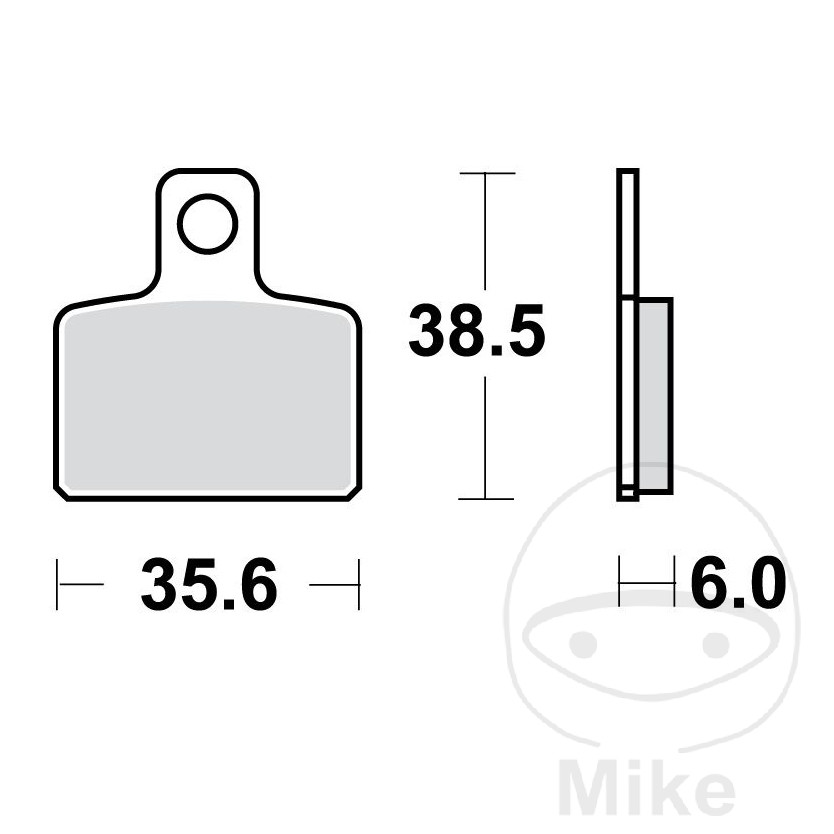 Bremseklodser SCOOTER STD TRW LUCASOR 7323272