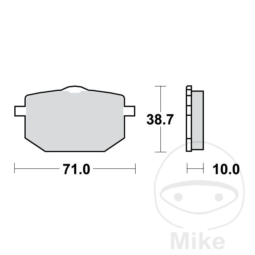 Bremseklodser SINTERED FRONT SV TRW