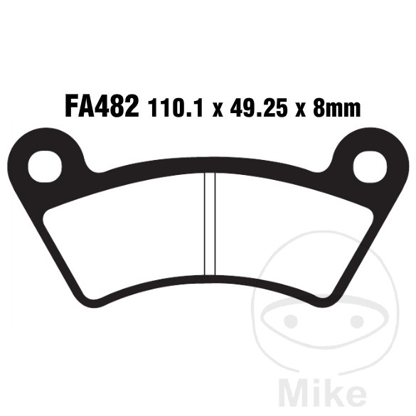 Bremseklodser SINTERED R EBC FA482R