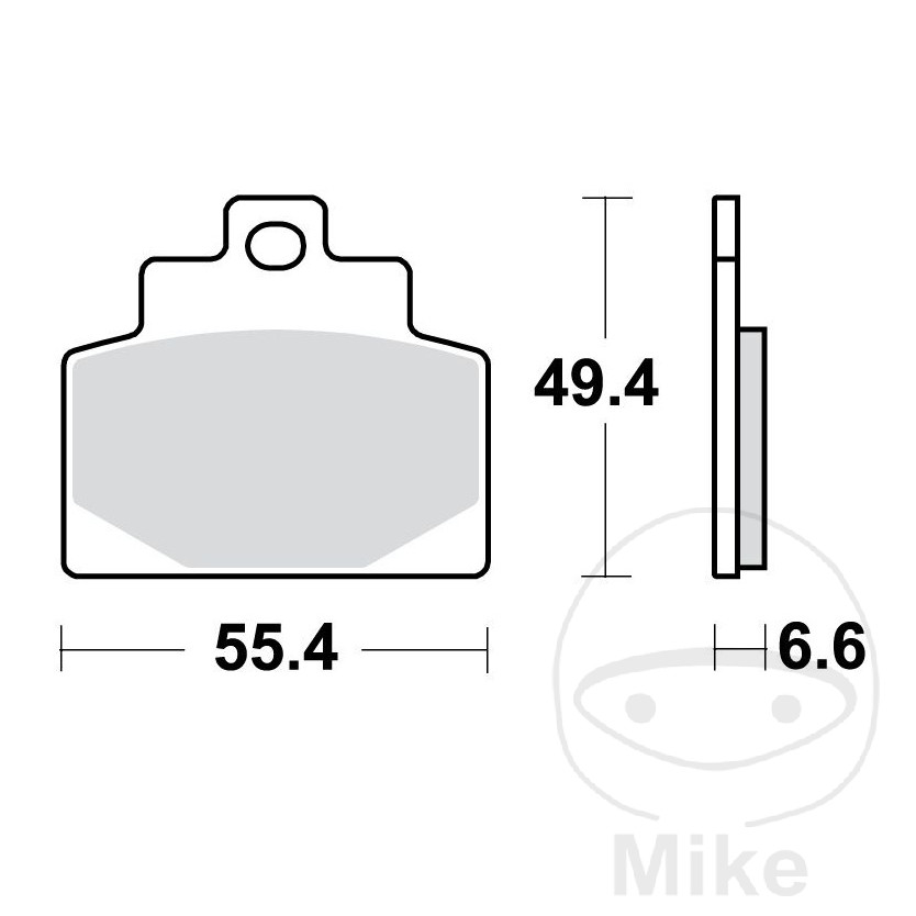 Bremseklodser SINTERED SCOOTER TRW