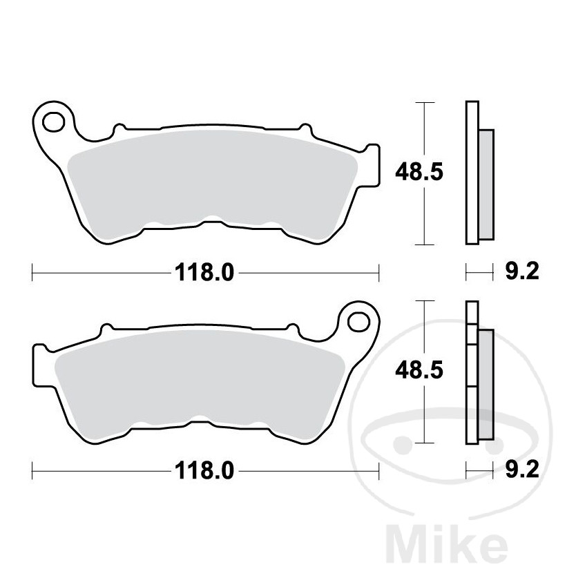 Bremseklodser SINTERED FRONT SV TRW
