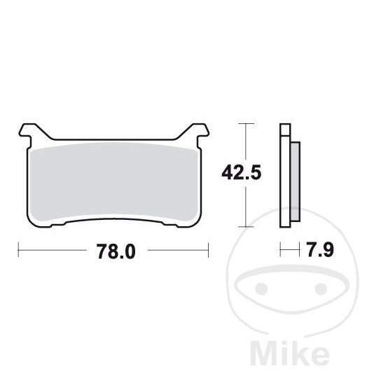 Bremseklodser SINTERED FRONT SV TRWAlternative: 7320117