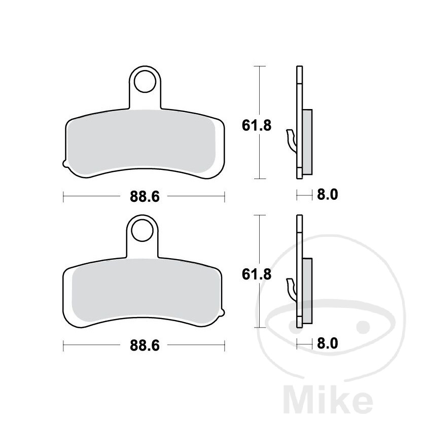 Bremseklodser PC TRW