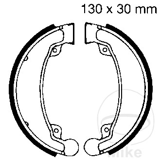 Bremsebakker uden fjeder ebc