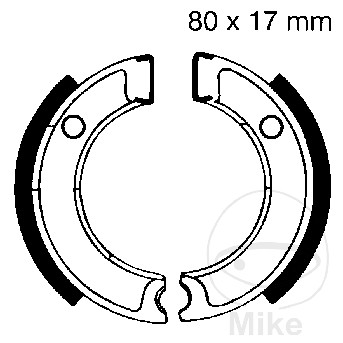 Bremsebakker med fjeder ebc