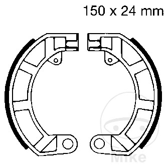 Bremsebakker uden fjeder ebc