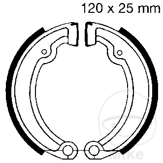 Bremsebakker uden fjeder ebc