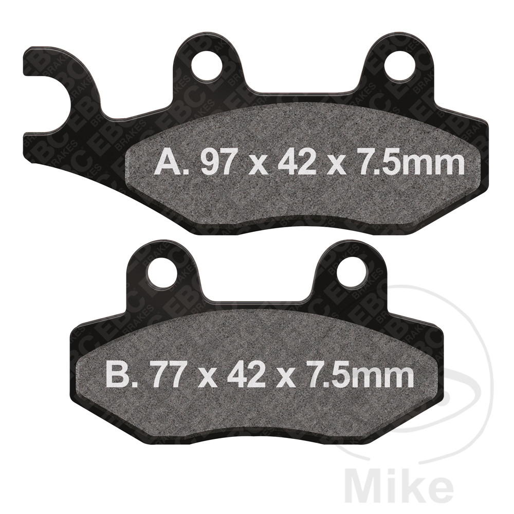 Bremseklodser sintret M extra BID R EBC