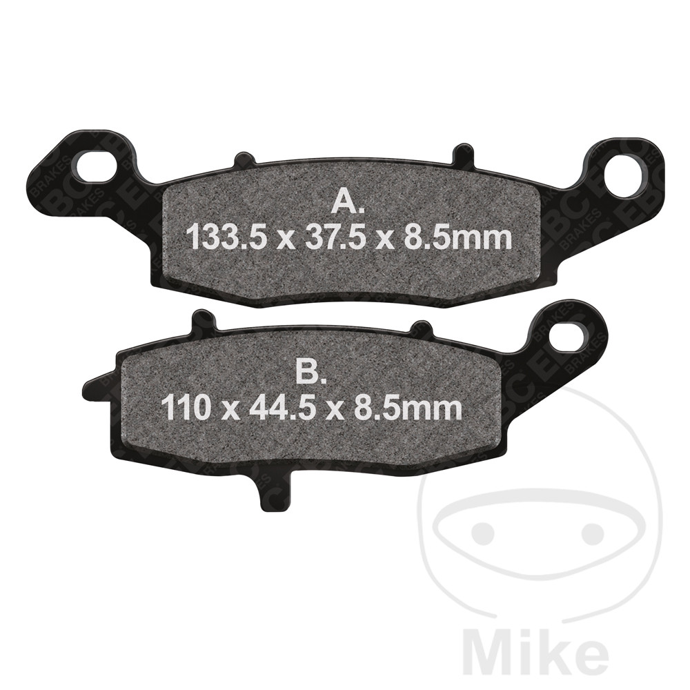 Bremseklodser EBC standard højre side