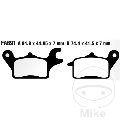 Bremseklodser SINT EBC FA691HH