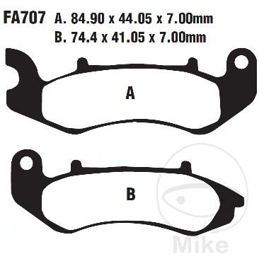 Bremseklodser SCOOTER EBC